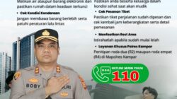 Layanan Peduli Lebaran: Polres Kampar Jamin Keamanan Kendaraan Pemudik