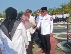 Bupati Pelalawan Pimpin Apel Perdana Dan Halal Bihalal Bersama ASN
