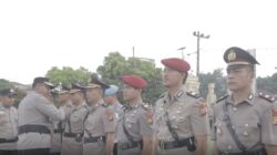 Kapolres Pimpin Sertijap Kasat Reskrim dan Tiga Kapolsek Jajaran Polres Kampar