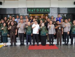 Kapolda Riau Pererat Sinergitas, Awali Halal Bihalal dari Kodam hingga Pengadilan Tinggi