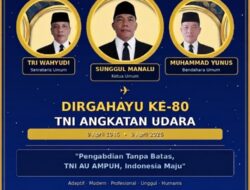 Dirgahayu ke-80 TNI AU, Ormas LCI: Langit Indonesia Milik Ksatria Dirgantara yang Tak Pernah Goyah