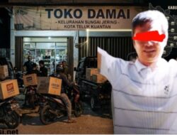 Toko Damai di Teluk Kuantan Diduga Jadi Pusat Peredaran Rokok Ilegal, Suplai Mengalir ke Desa-Desa di Kuansing