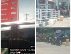 Diduga Langgar Regulasi, kode SPBU No 13.295.629 Koto Gunung Toar Layani BBM Pakai Jerigen