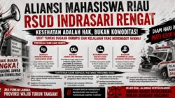 Aliansi Mahasiswa Riau Akan Gelar Aksi, Desak Penegakan Hukum atas Dugaan Korupsi dan Kelalaian Fatal di RSUD Indrasari Rengat