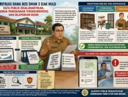 Klarifikasi Dana BOS SMAN 3 Siak Hulu: Data Publik Disalahartikan, Semua Penggunaan Terdokumentasi dan Dilaporkan Resmi