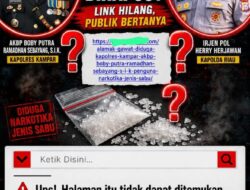 GAWAT !!! Disebut Hoaks, Dugaan Kapolres Kampar  Pengguna Narkotika jenis Sabu Sabu, Berita Hilang, Menuai Sorotan