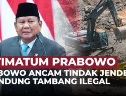 Prabowo Ultimatum TNI-POLRI : Jangan Jadi Backing Ilegal