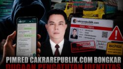 Pimred Cakrarepublik.com Bongkar Dugaan Pencatutan Identitas, Ada Oknum Nakal Catut Nama Anggota Kodam XIX Tuanku Tambusai, Sekarang Clear!