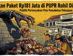 Deretan Paket Rp181 Juta di PUPR Rohil Disorot, Publik Pertanyakan Pola Pemaketan Pekerjaan