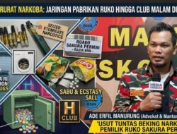 Batam Darurat Narkoba! Dari Pabrik di Ruko Hingga Brankas Ekstasi HH Club, Ade Erfil Manurung: “Negara Tak Boleh Kalah oleh Sindikat!”