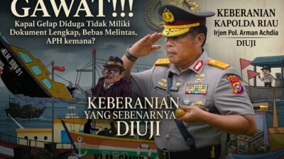 Gawat !!! Kapal Gelap Diduga Tidak Miliki Dokument Lengkap, Bebas Melintas, APH kemana ?
