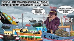 Diduga Tidak Memiliki Dokument Lengkap, Kapal Gelap Diduga Milik Along Bebas Melintas, KOK BISA !!!