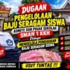 GAWAT !!! Komite dan Pihak Sekolah SMAN 1 Kampar Kiri Hilir Diduga Mengelola Pengadaan Seragam Siswa