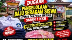 GAWAT !!! Komite dan Pihak Sekolah SMAN 1 Kampar Kiri Hilir Diduga Mengelola Pengadaan Seragam Siswa