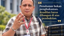 Jangan hukum seorang karena tuduhan, sebab tuduhan bukanlah sebagai alat bukti