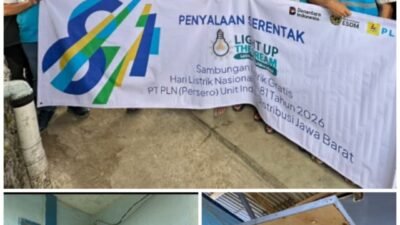 MENERANGI HARAPAN WARGA SUNDAWENANG PLN UNIT I CIBADAK BERSINERGI DENGAN PENGURUS RT. 27/11